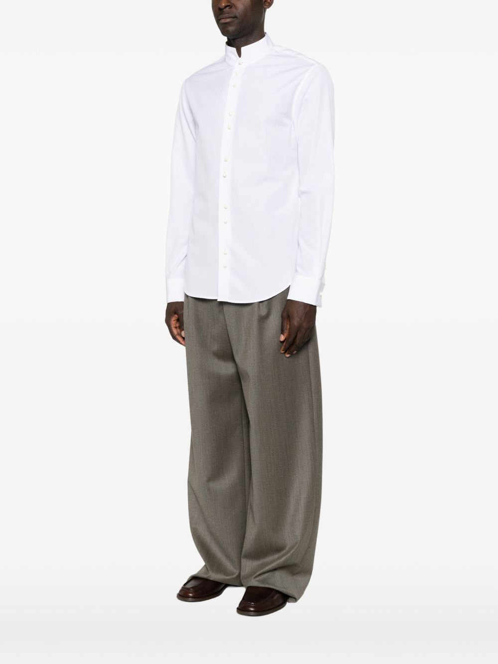 Emporio Armani Shirts WHITE-Shirts-[Adult]-[Female]-2022 Online Blue Zone Planet