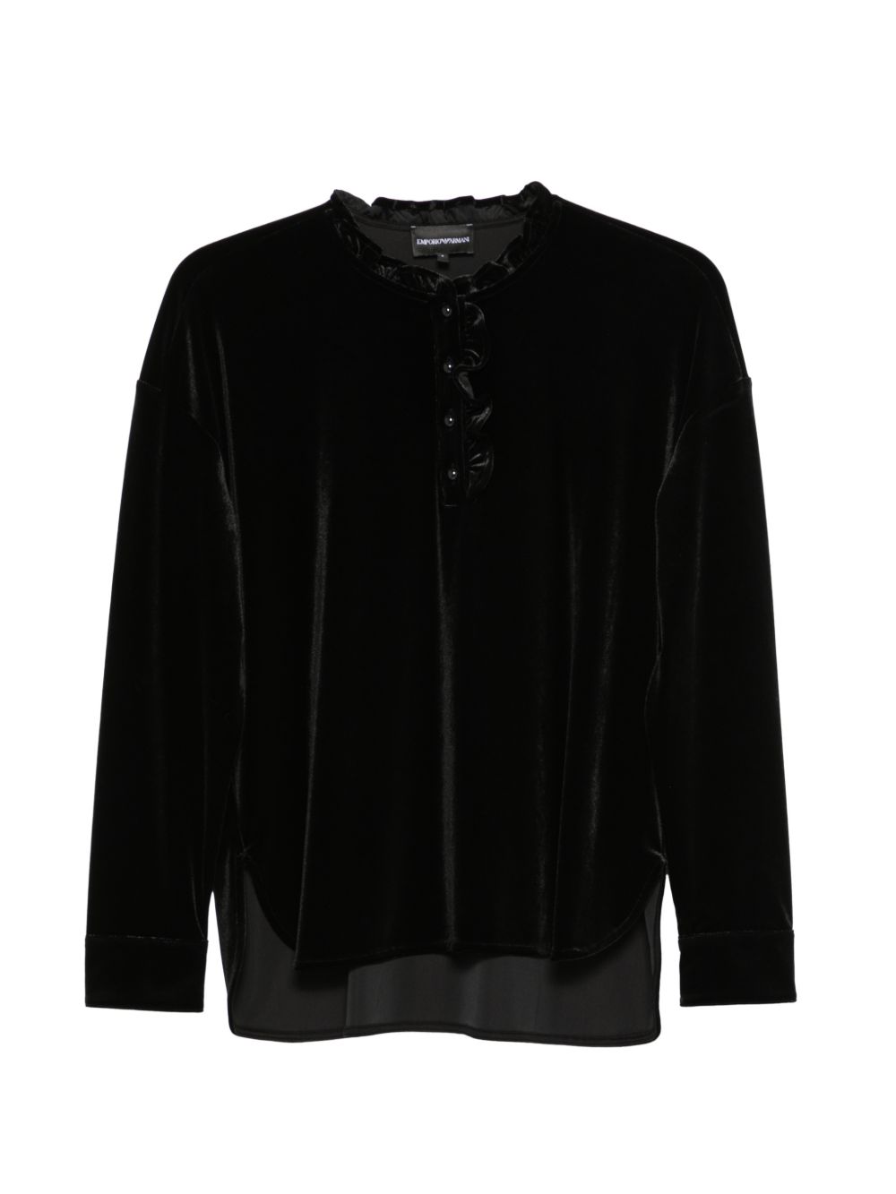 Emporio Armani Chenille sweater-Topwear-[Adult]-[Female]-L-BLACK-2022 Online Blue Zone Planet