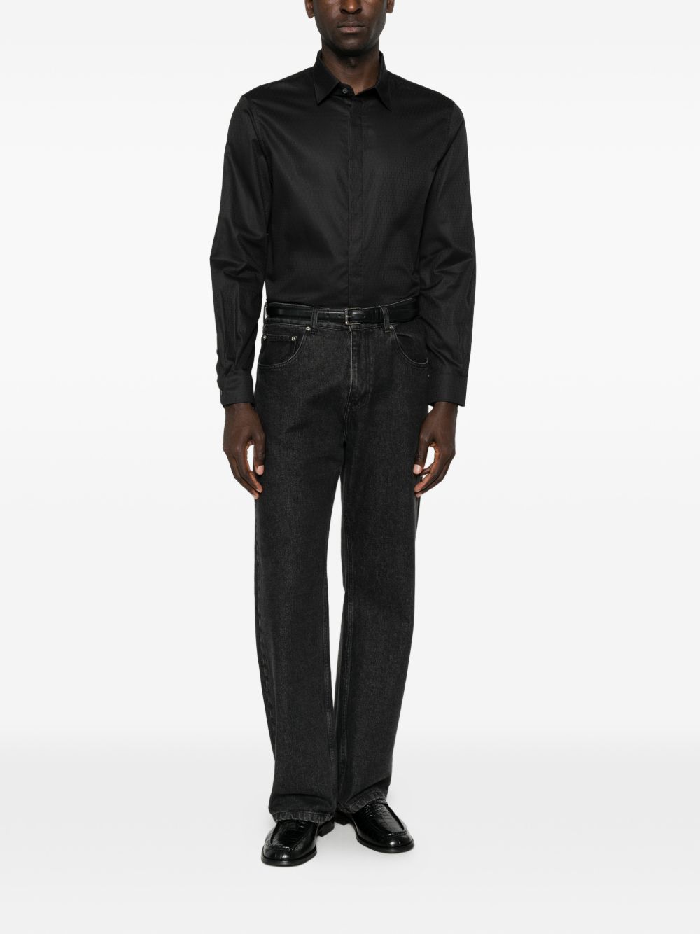 Emporio Armani Shirts BLACK-Shirts-[Adult]-[Female]-2022 Online Blue Zone Planet