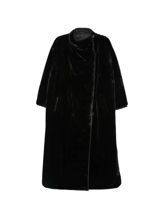 Emporio Armani Coats BLACK-Jackets-[Adult]-[Female]-38-BLACK-2022 Online Blue Zone Planet