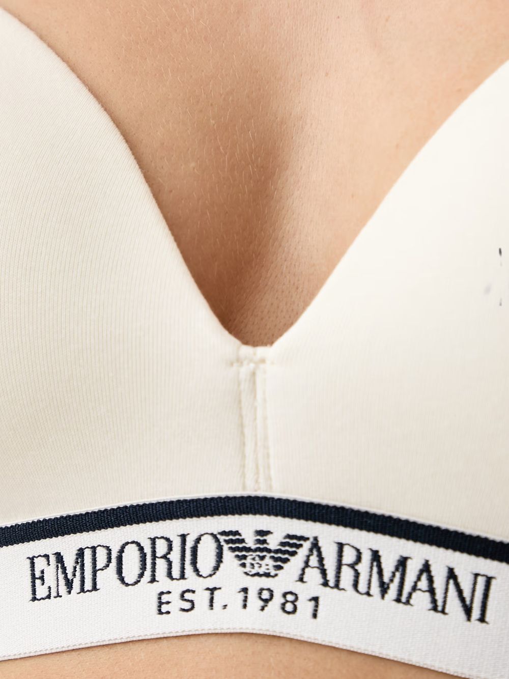 Emporio Armani Padded triangle bra-Beachwear & underwear-[Adult]-[Female]-2022 Online Blue Zone Planet