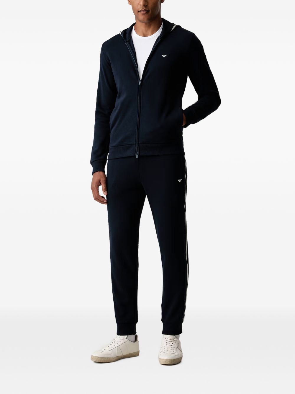 Emporio Armani Sweaters NAVY-TOPS / DRESSES-[Adult]-[Female]-2022 Online Blue Zone Planet
