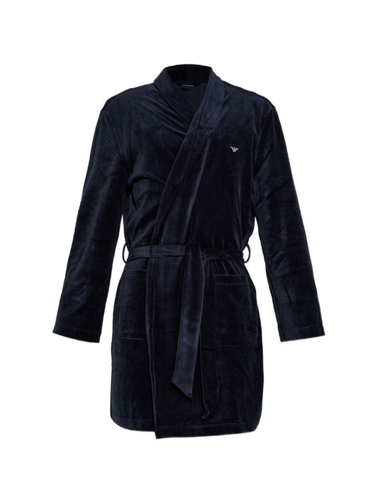 Emporio Armani Bath robe-Beachwear & underwear-[Adult]-[Female]-L-XL-NAVY-2022 Online Blue Zone Planet