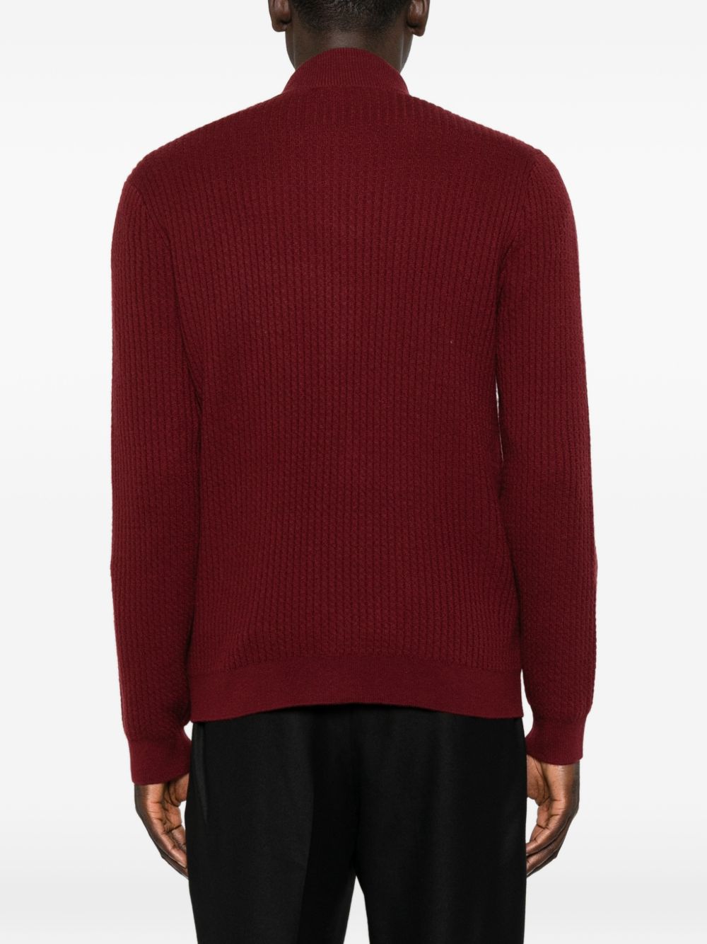 Emporio Armani Sweaters BORDEAUX-TOPS / DRESSES-[Adult]-[Female]-2022 Online Blue Zone Planet