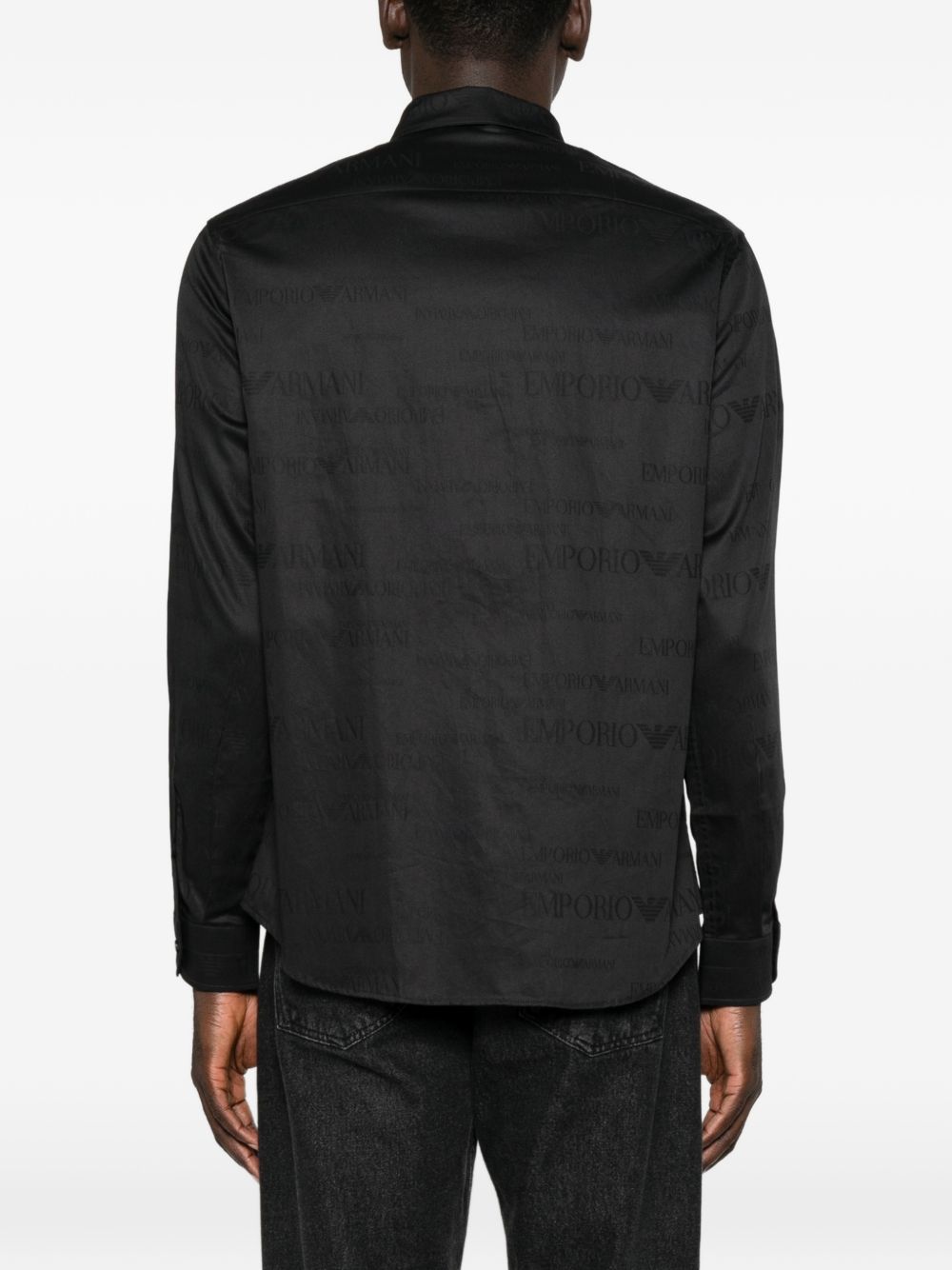 Emporio Armani Shirts BLACK-Shirts-[Adult]-[Female]-2022 Online Blue Zone Planet