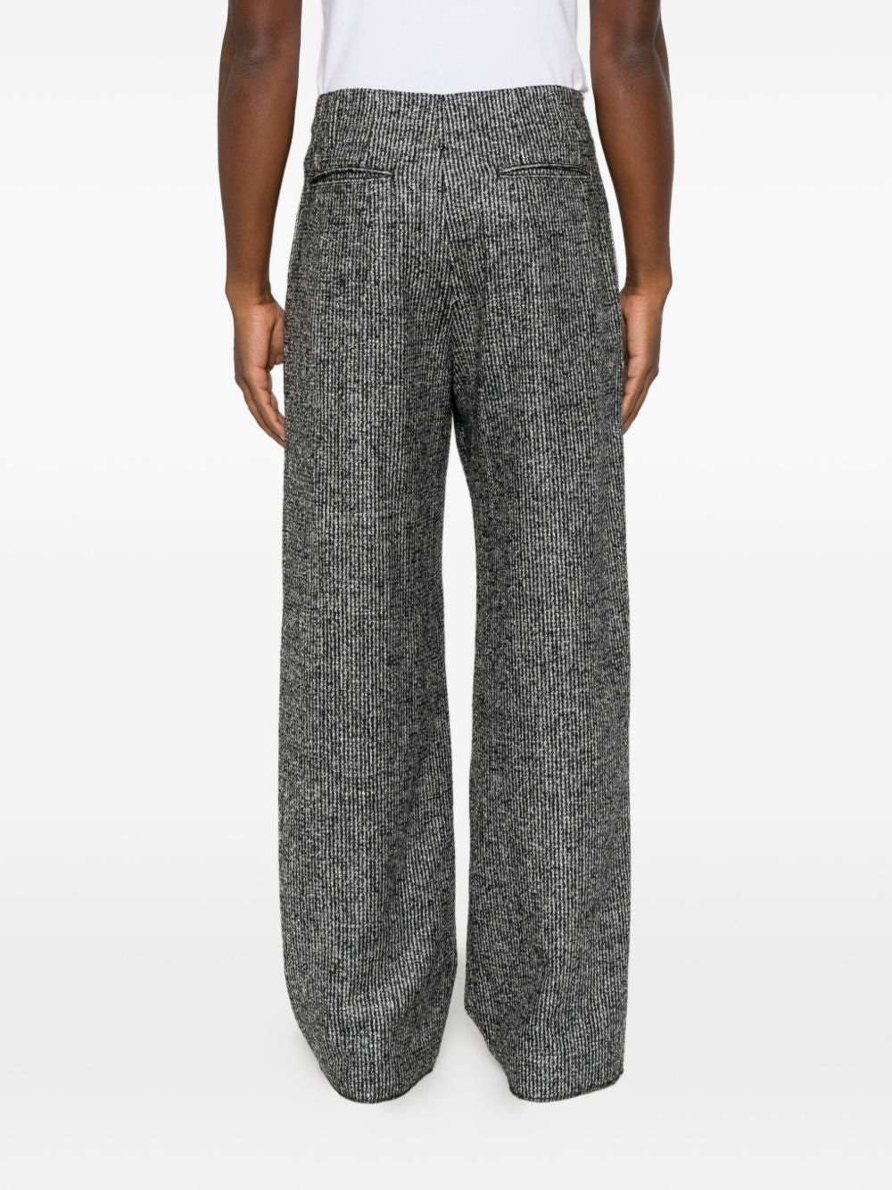 Emporio Armani Trousers GREY-Trousers-[Adult]-[Female]-2022 Online Blue Zone Planet