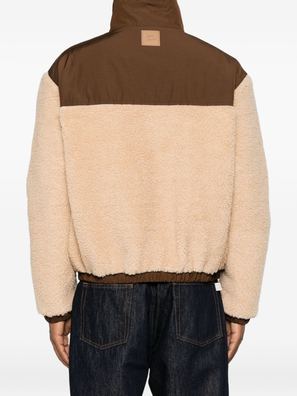 Ami Paris Wool blend blouson jacket-Jackets-[Adult]-[Female]-2022 Online Blue Zone Planet
