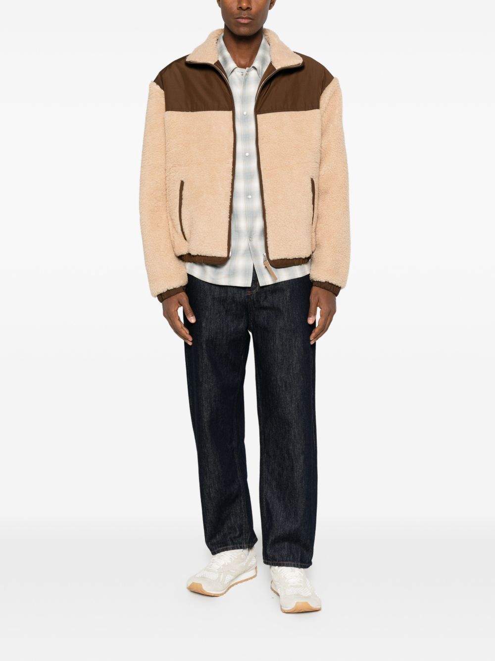 Ami Paris Wool blend blouson jacket-Jackets-[Adult]-[Female]-2022 Online Blue Zone Planet