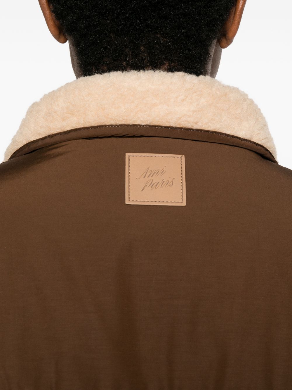 Ami Paris Wool blend blouson jacket-Jackets-[Adult]-[Female]-2022 Online Blue Zone Planet