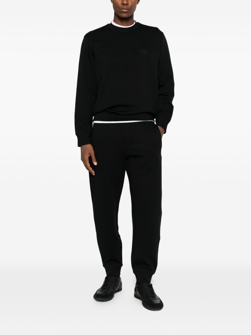 Emporio Armani Sweaters BLACK-TOPS / DRESSES-[Adult]-[Female]-2022 Online Blue Zone Planet