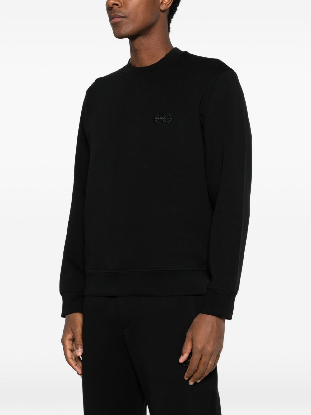 Emporio Armani Sweaters BLACK-TOPS / DRESSES-[Adult]-[Female]-2022 Online Blue Zone Planet