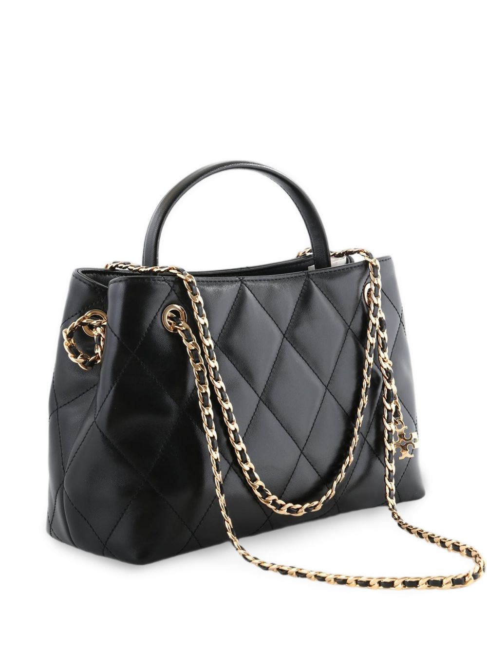 Tory Burch Fleming leather tote bag-Shopper-[Adult]-[Female]-2022 Online Blue Zone Planet