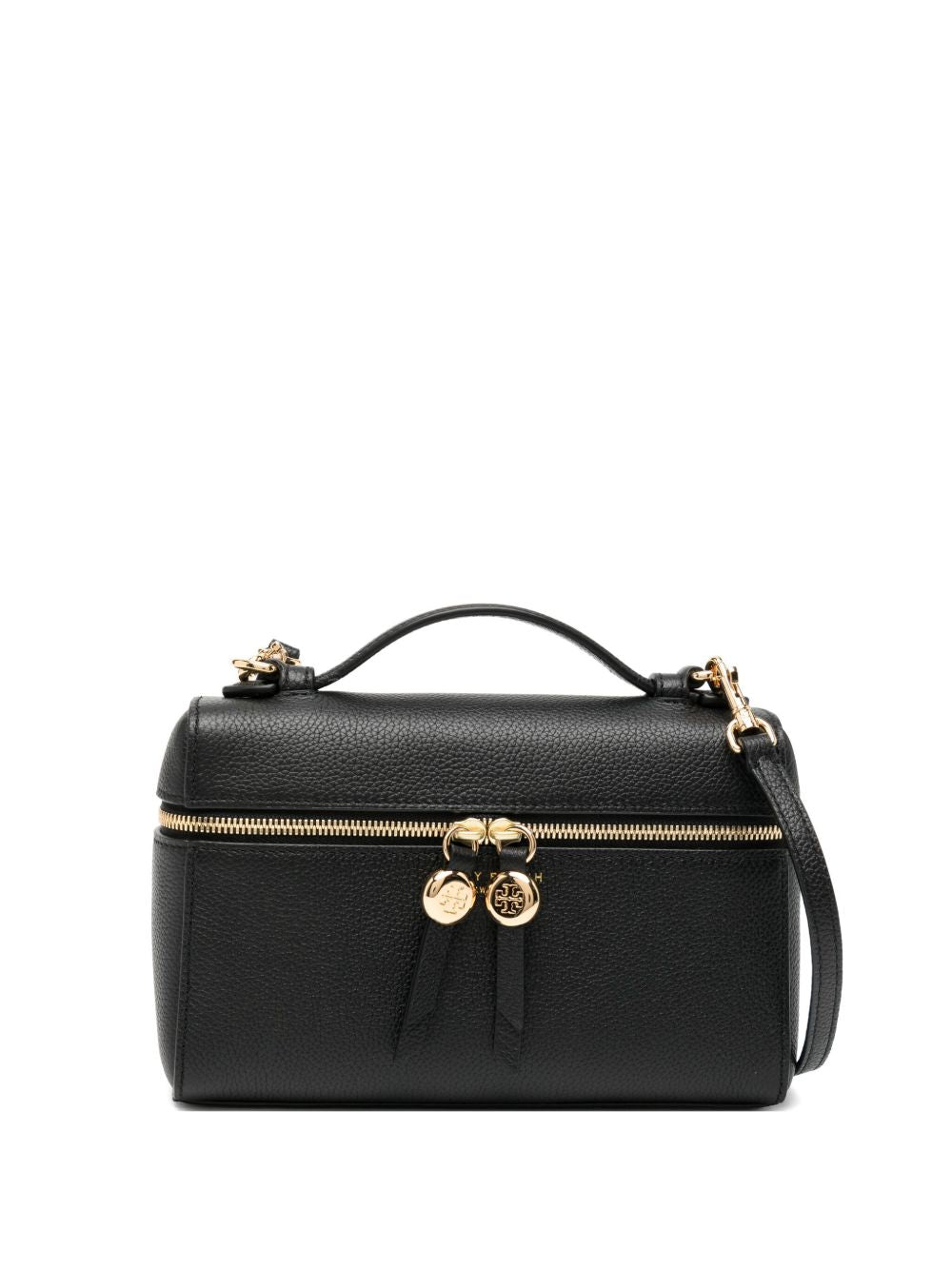 Tory Burch Romy leather slim vanity case-Clutches-[Adult]-[Female]-UNI-BLACK-2022 Online Blue Zone Planet