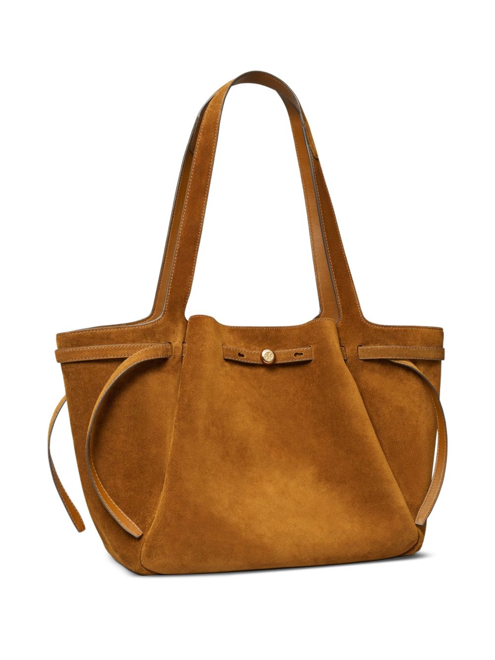 Tory Burch Romy suede leather tote-Shopper-[Adult]-[Female]-2022 Online Blue Zone Planet