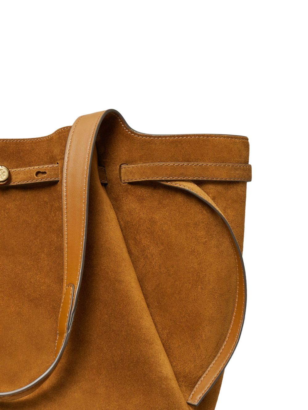 Tory Burch Romy suede leather tote-Shopper-[Adult]-[Female]-2022 Online Blue Zone Planet