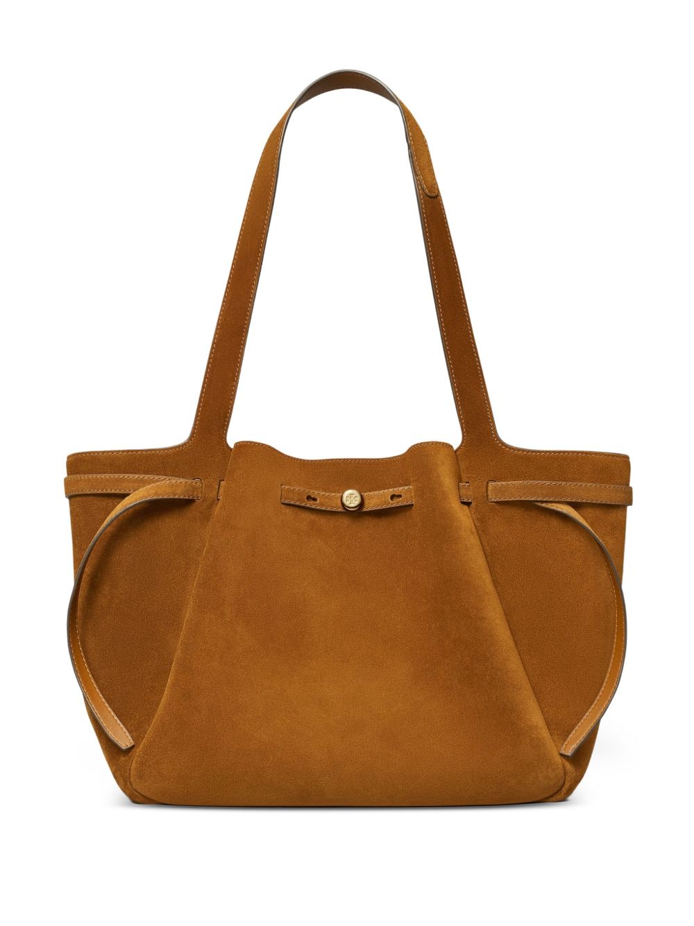 Tory Burch Romy suede leather tote-Shopper-[Adult]-[Female]-UNI-CAMEL-2022 Online Blue Zone Planet