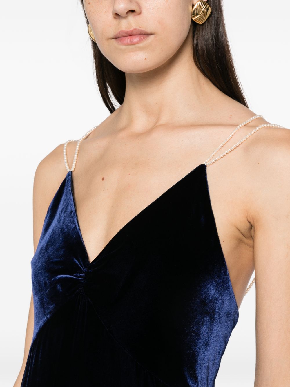 Forte Forte Dresses NAVY-TOPS / DRESSES-[Adult]-[Female]-2022 Online Blue Zone Planet