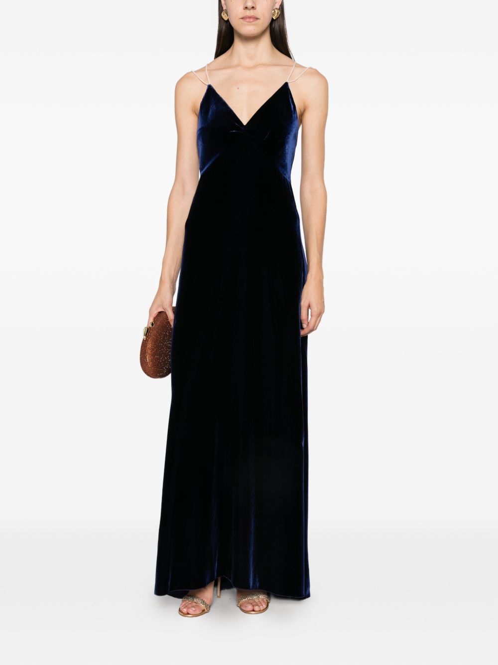Forte Forte Dresses NAVY-TOPS / DRESSES-[Adult]-[Female]-2022 Online Blue Zone Planet