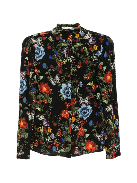 Alice + Olivia Shirts BLACK