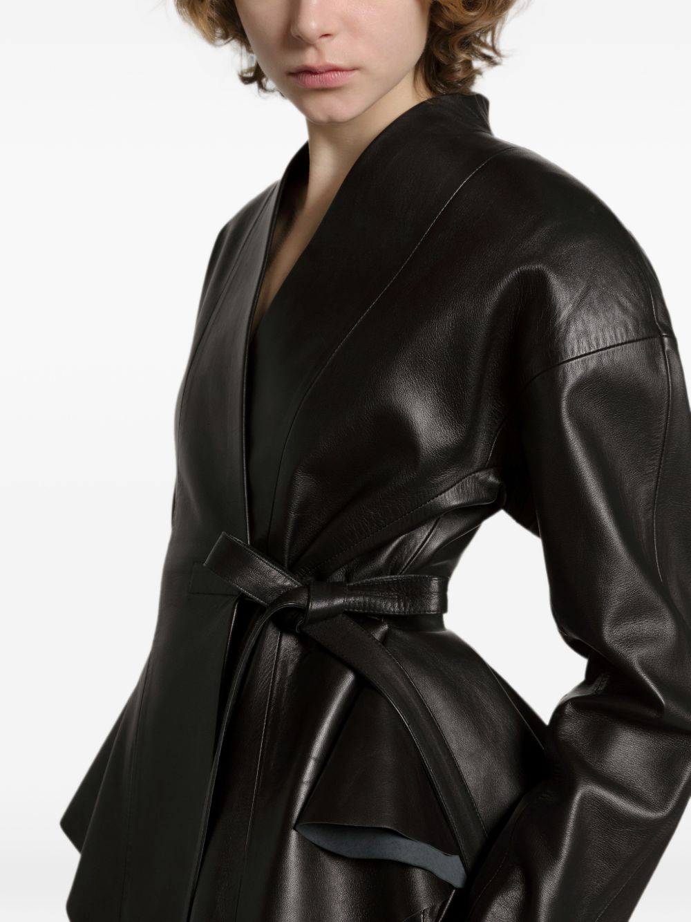 032C Alberta Ferretti Jackets BLACK-Jackets-[Adult]-[Female]-2022 Online Blue Zone Planet