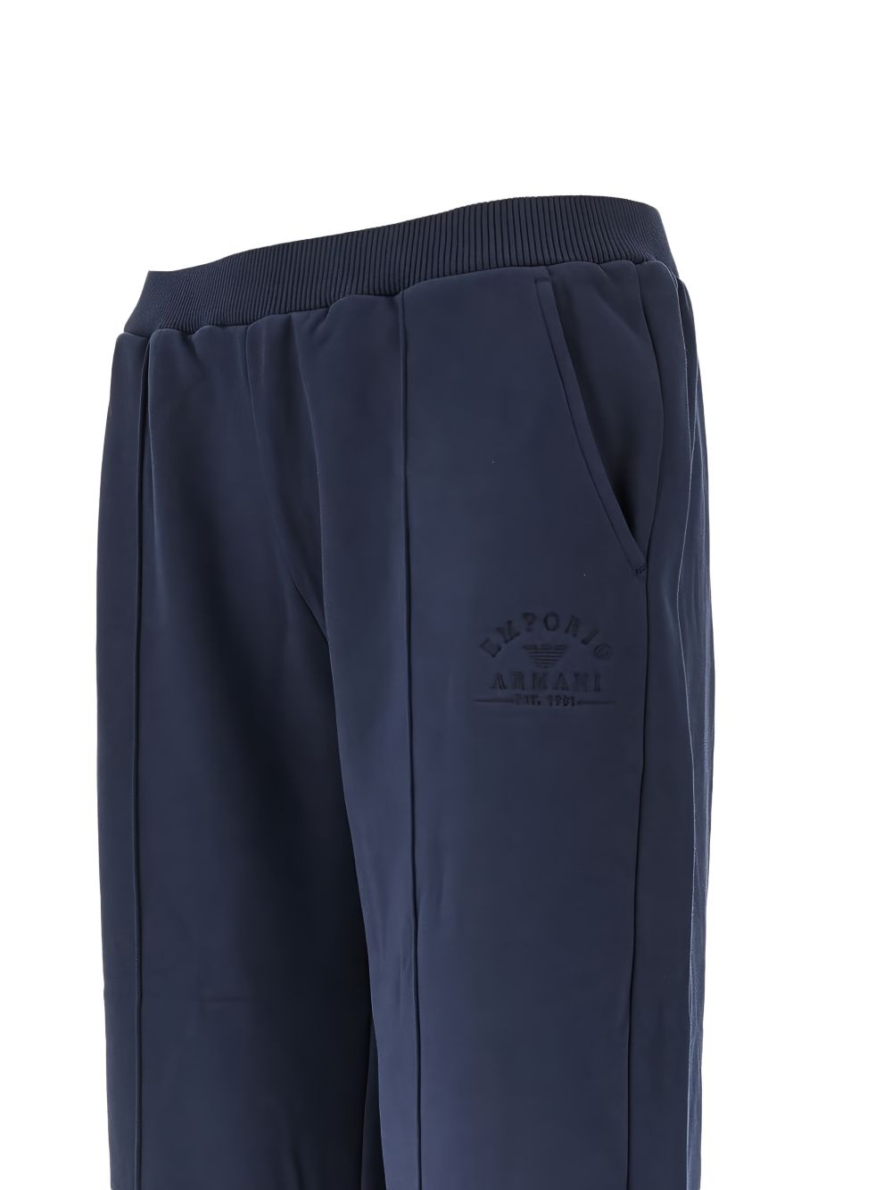 Emporio Armani Trousers NAVY-Trousers-[Adult]-[Female]-2022 Online Blue Zone Planet