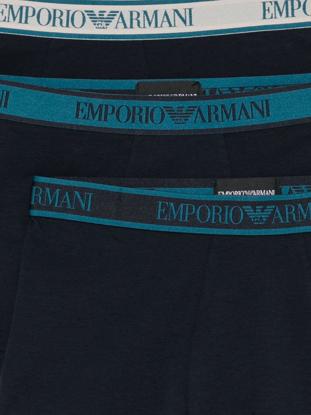 Emporio Armani Logo trunk briefs - 3pack-Beachwear & underwear-[Adult]-[Female]-2022 Online Blue Zone Planet