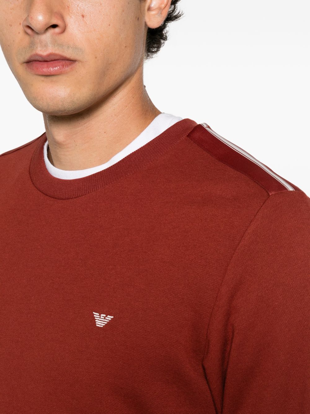 Emporio Armani Sweaters RED-Topwear-[Adult]-[Female]-2022 Online Blue Zone Planet