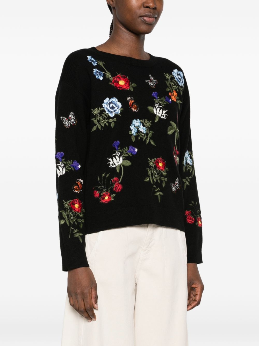 Alice + Olivia Teanna wool blend sweater-TOPS / DRESSES-[Adult]-[Female]-2022 Online Blue Zone Planet