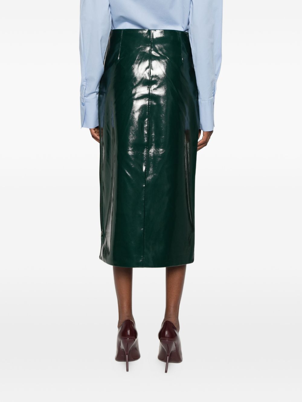 032C Samantha faux leather skirt-Skirts-[Adult]-[Female]-2022 Online Blue Zone Planet