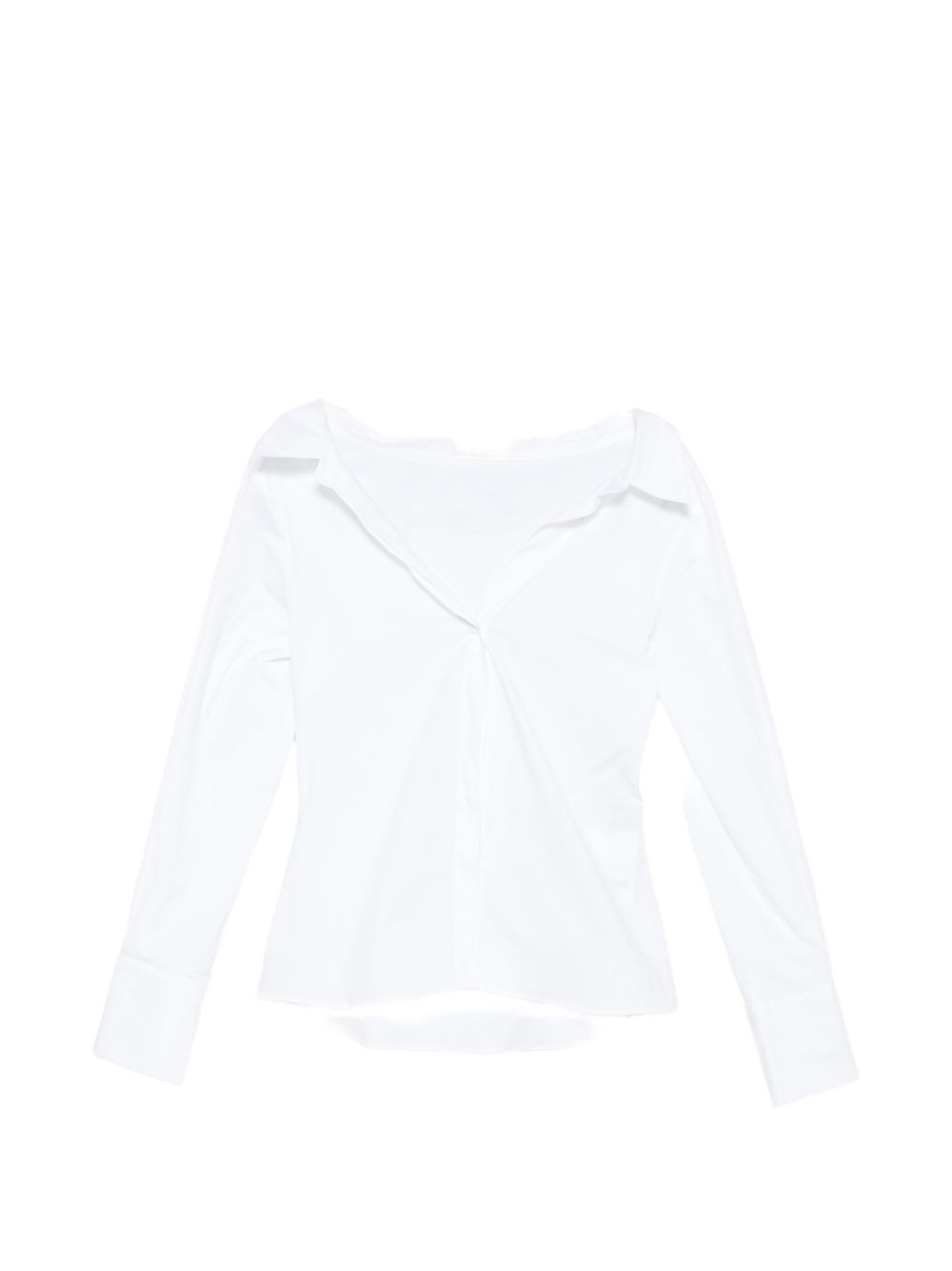 032C THE FRANKIE SHOP Shirts WHITE-Shirts-[Adult]-[Female]-L-WHITE-2022 Online Blue Zone Planet
