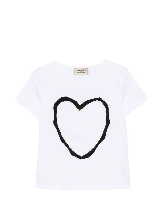 Alessandro Enriquez Printed cotton t-shirt-Topwear-[Adult]-[Female]-L-WHITE-2022 Online Blue Zone Planet