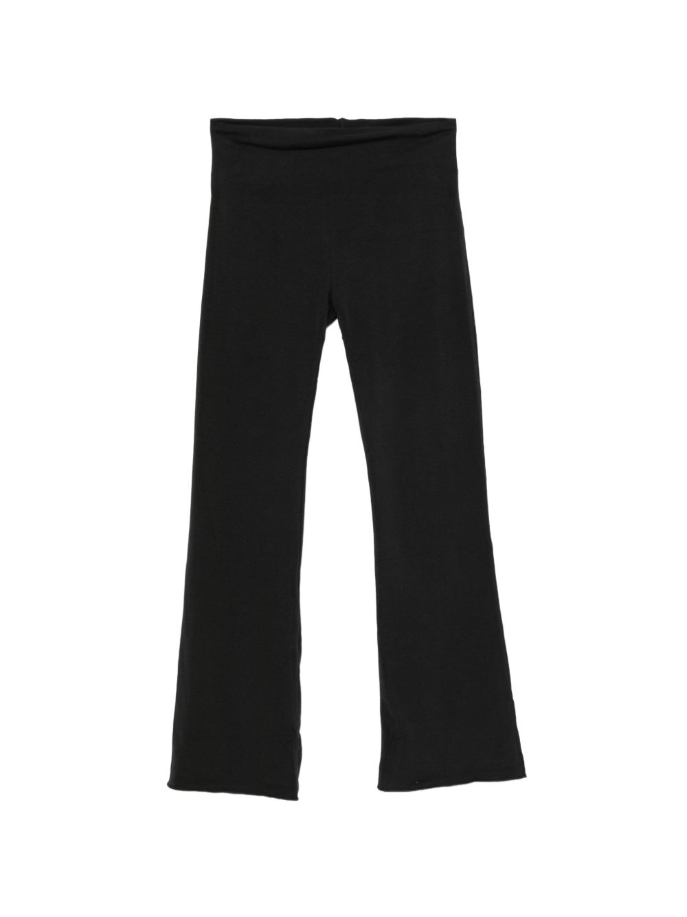 032C Foldover pants-Trousers-[Adult]-[Female]-L-BLACK-2022 Online Blue Zone Planet