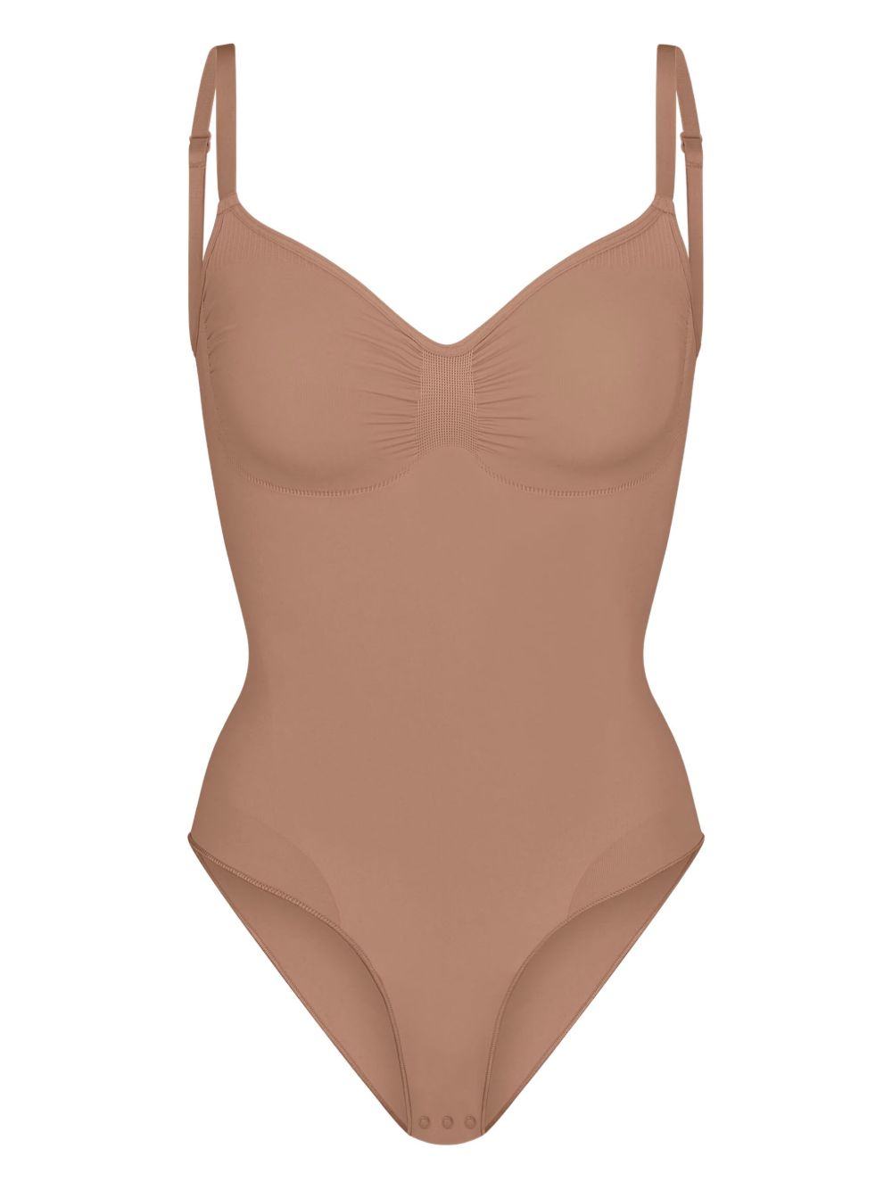 032C Seamless sculpt bodysuit-Beachwear & underwear-[Adult]-[Female]-L-BROWN-2022 Online Blue Zone Planet
