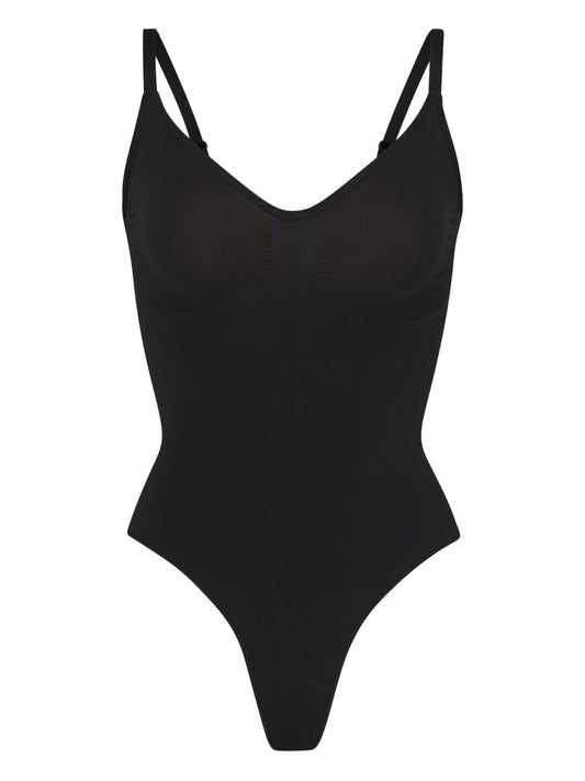 032C Seamless thong bodysuit-Beachwear & underwear-[Adult]-[Female]-L-BLACK-2022 Online Blue Zone Planet