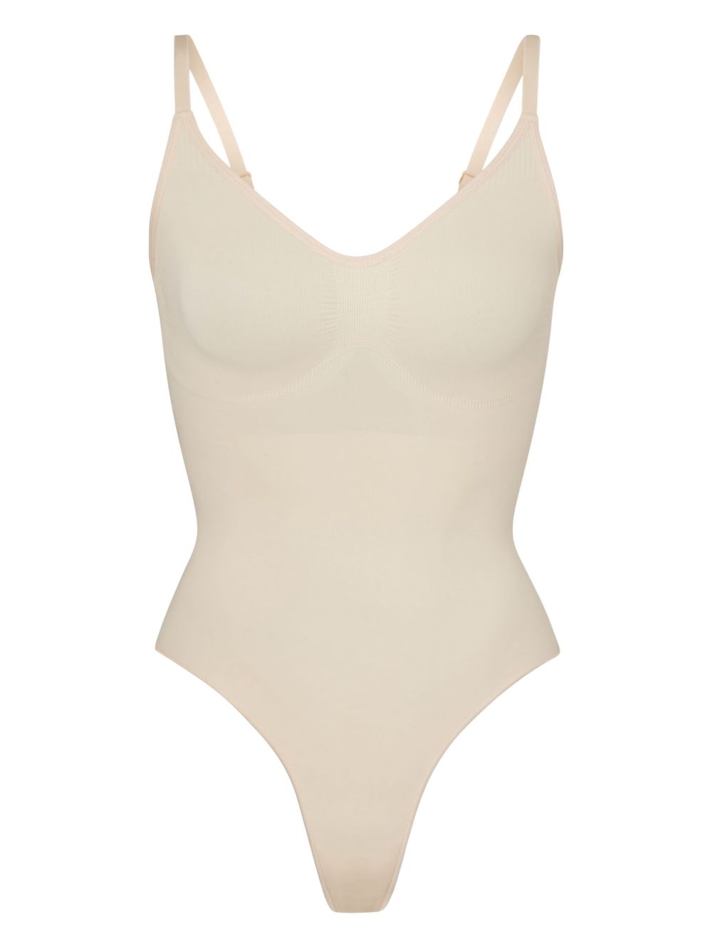 032C Seamless thong bodysuit-Beachwear & underwear-[Adult]-[Female]-L-BEIGE-2022 Online Blue Zone Planet