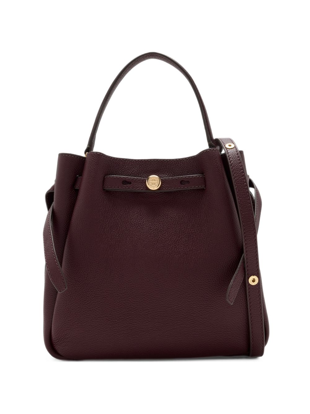 Tory Burch Romy small leather bucket bag-Shoulder-[Adult]-[Female]-UNI-BORDEAUX-2022 Online Blue Zone Planet