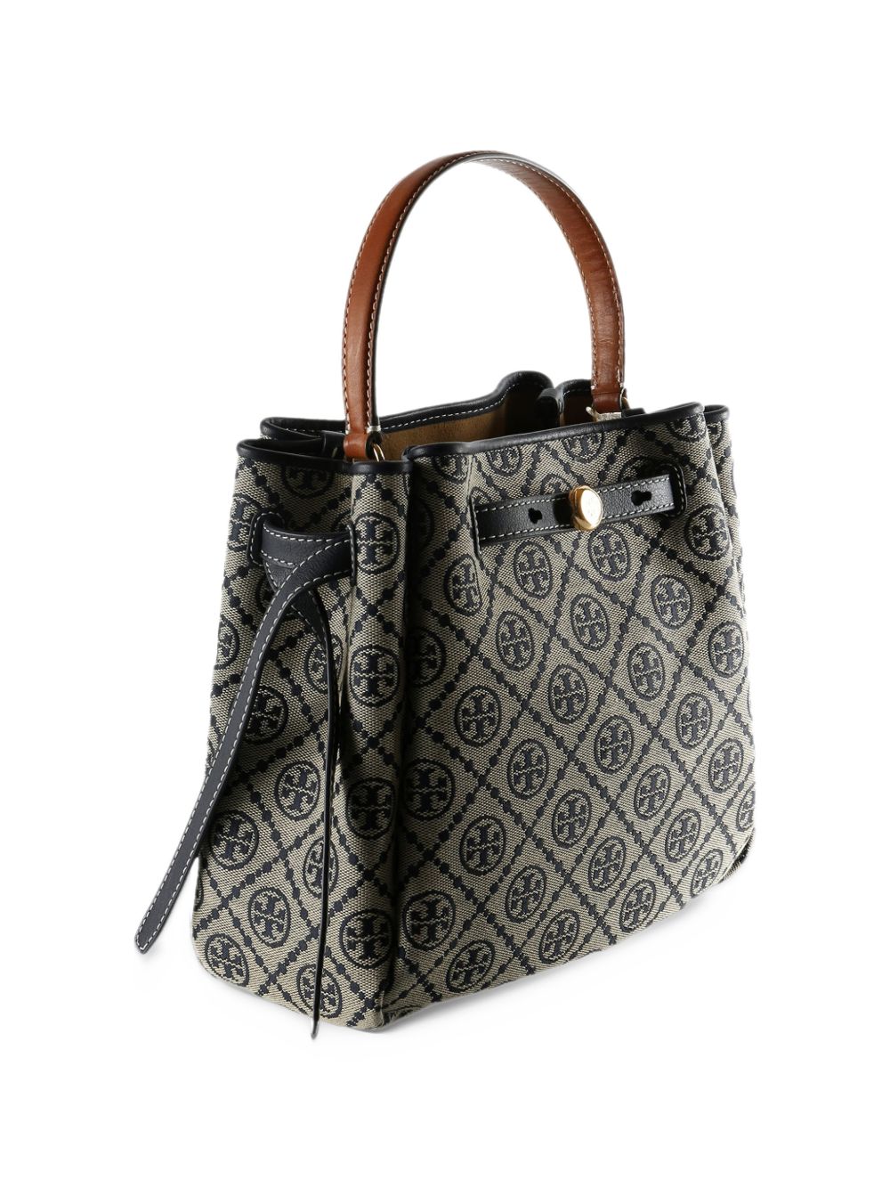Tory Burch Romy Monogram bucket bag-Shoulder-[Adult]-[Female]-2022 Online Blue Zone Planet