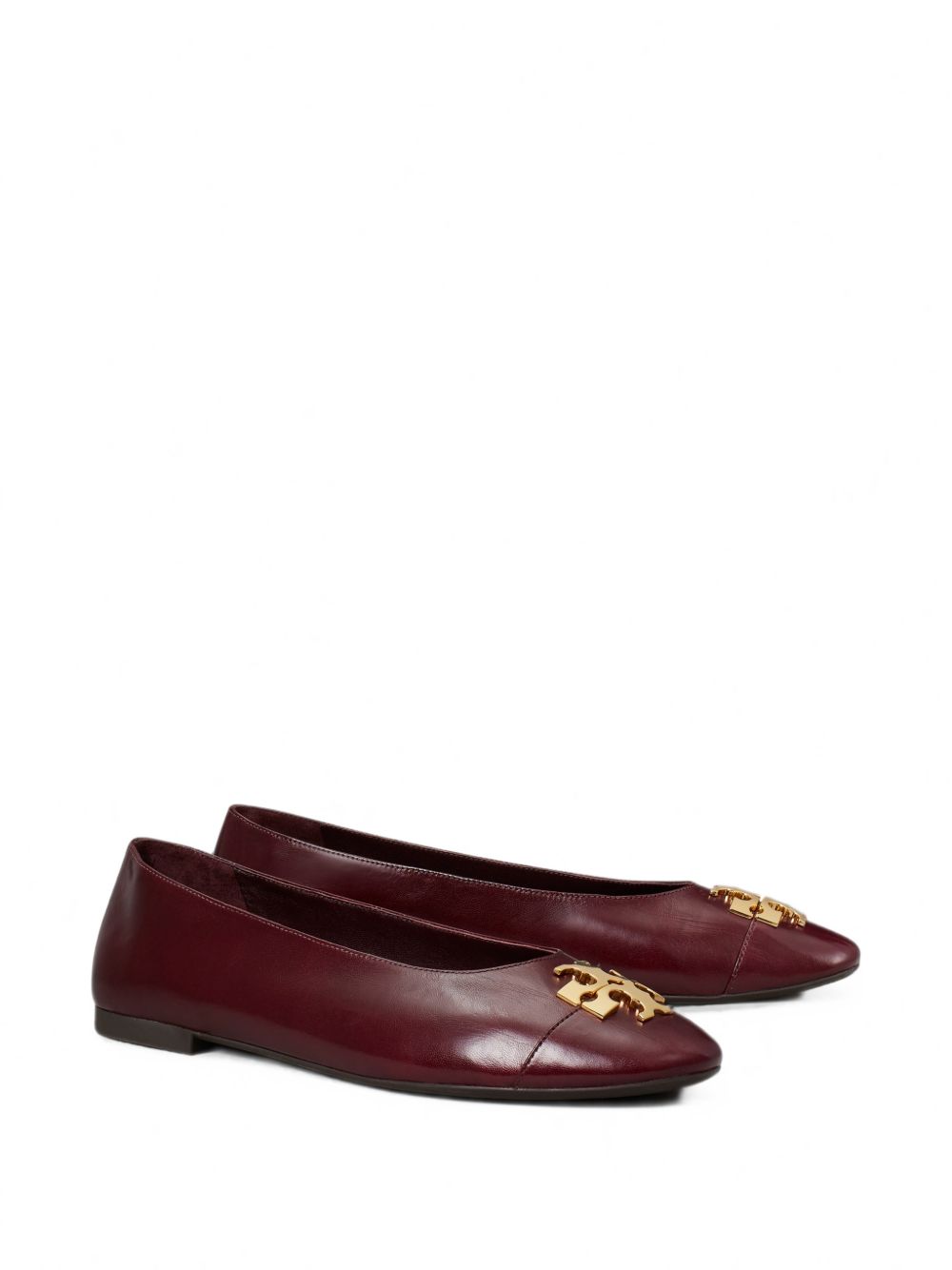 Tory Burch Charlie leather ballet flats-Flat Shoes-[Adult]-[Female]-2022 Online Blue Zone Planet