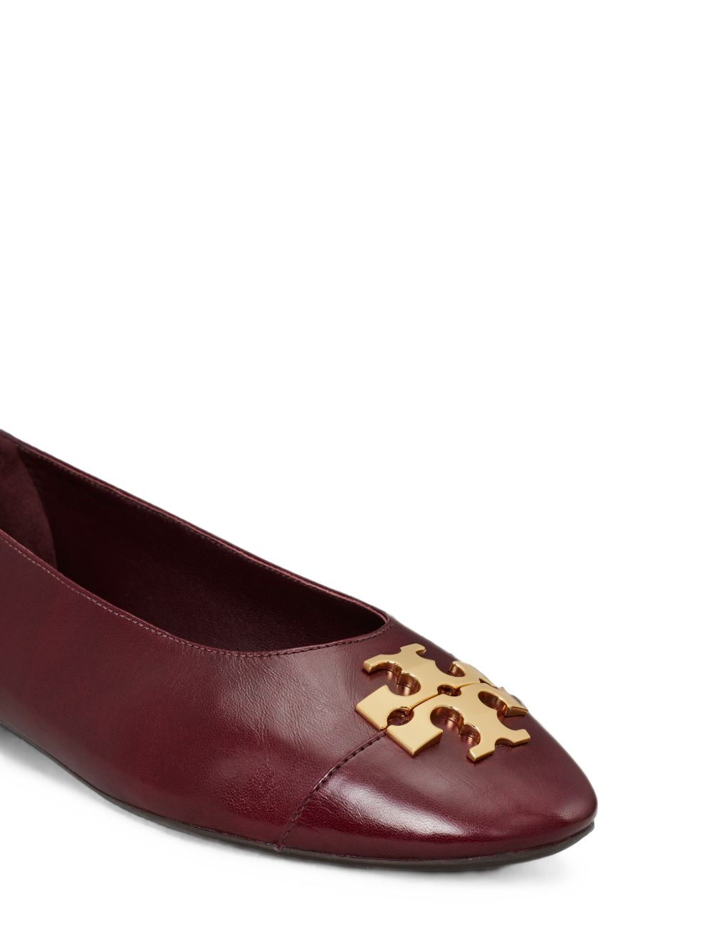 Tory Burch Charlie leather ballet flats-Flat Shoes-[Adult]-[Female]-2022 Online Blue Zone Planet