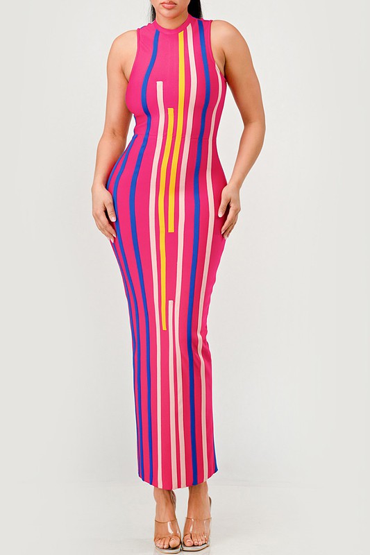 Sunset Boulevard Maxi-[Adult]-[Female]-PINK MULTI-S-2022 Online Blue Zone Planet