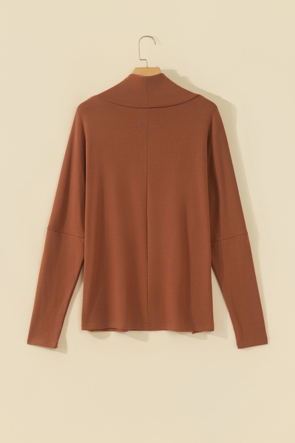 Black High Neck Long Sleeve Top-Tops/Long Sleeve Tops-[Adult]-[Female]-2022 Online Blue Zone Planet