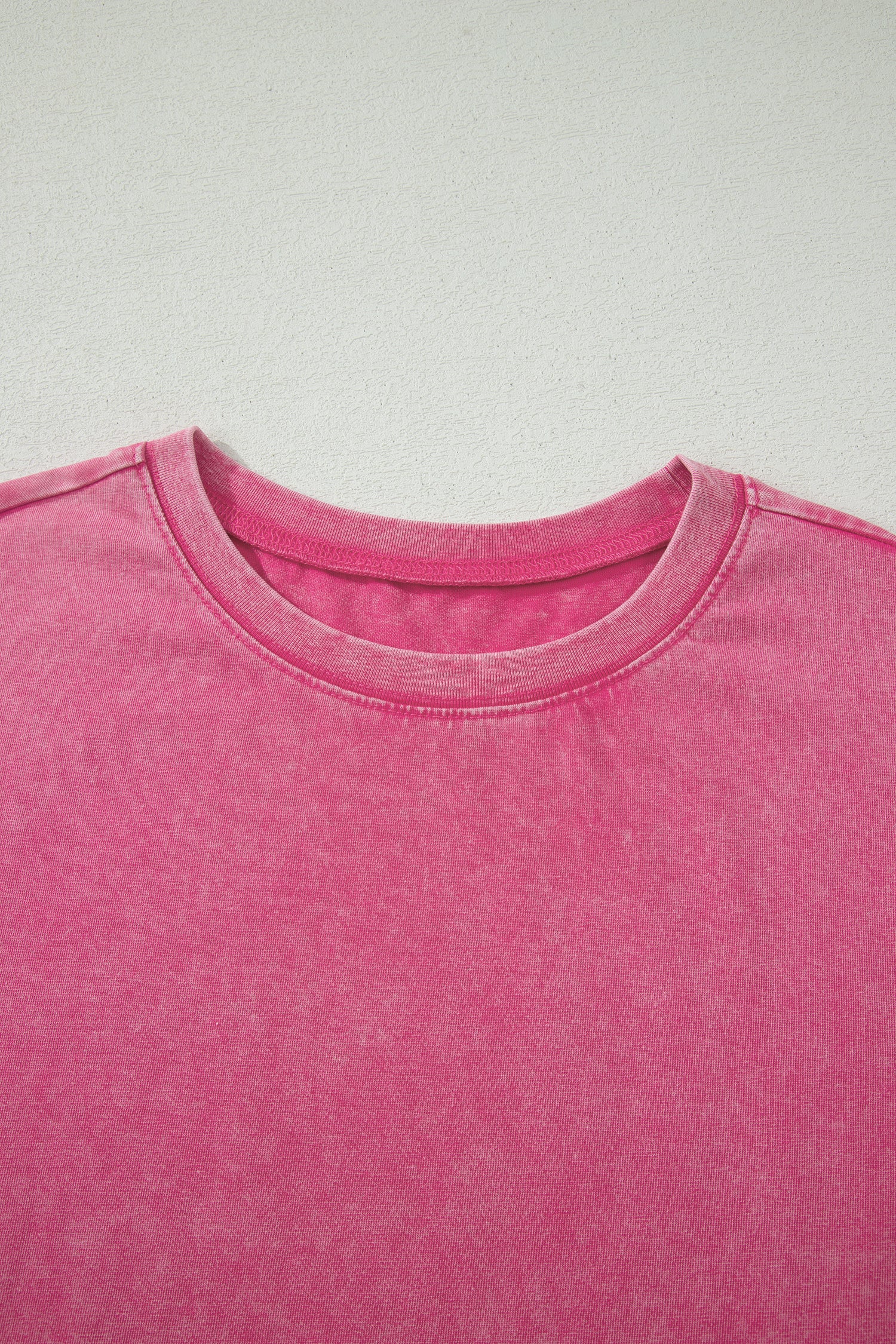 Rose Red Mineral Washed Oversized Tee-Tops/Tops & Tees-[Adult]-[Female]-2022 Online Blue Zone Planet