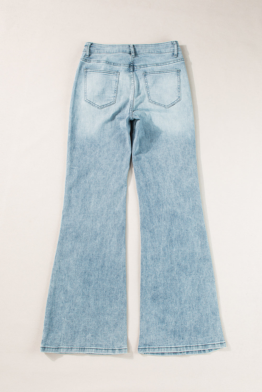 Wide Leg Jeans with Pockets-BOTTOMS SIZES SMALL MEDIUM LARGE-[Adult]-[Female]-2022 Online Blue Zone Planet