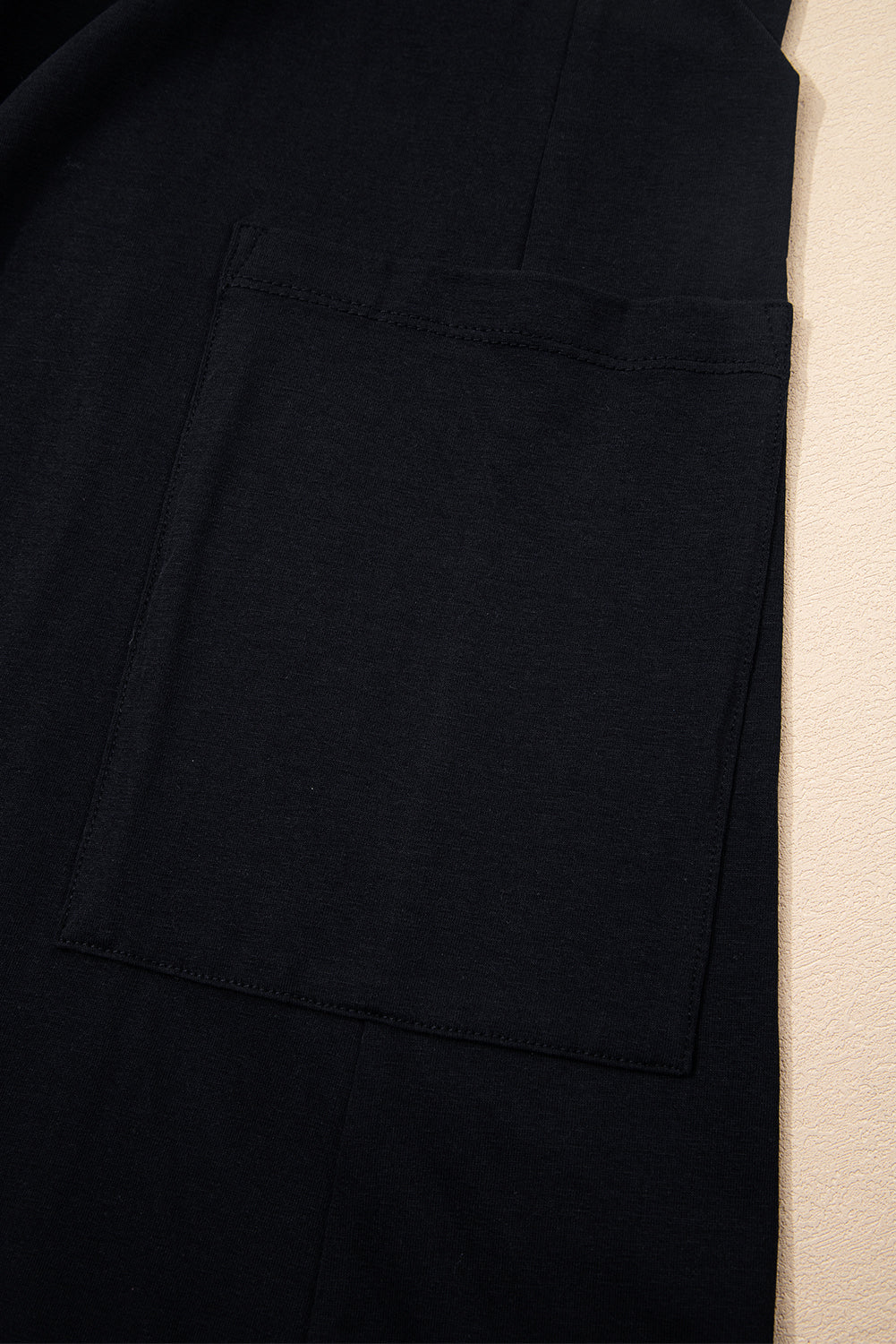 Black Drawstring Wide Leg Cargo Pockets Sleeveless Jumpsuit-Bottoms/Jumpsuits & Rompers-[Adult]-[Female]-2022 Online Blue Zone Planet