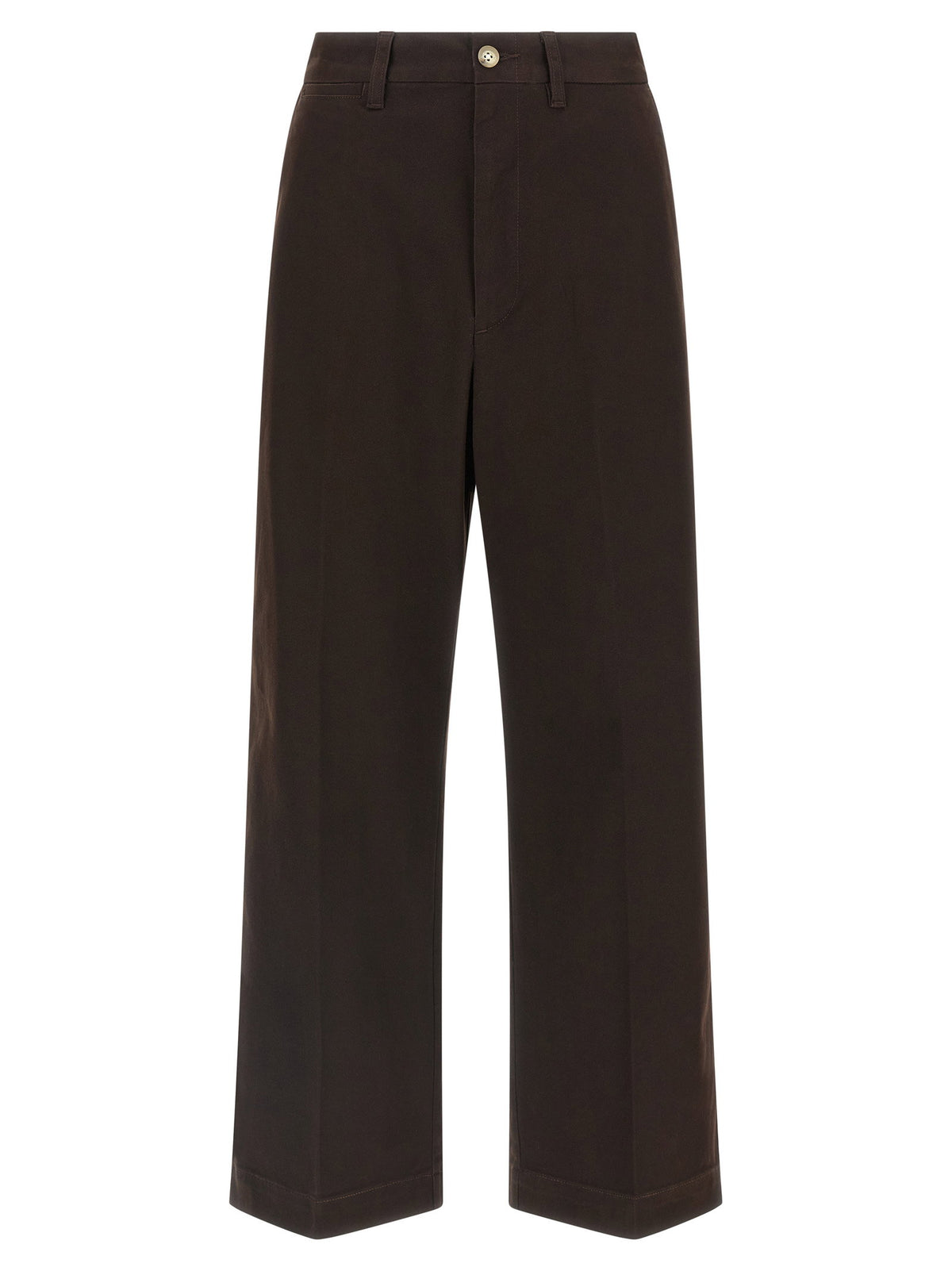 Polo Ralph Lauren Chinos-Trousers-[Adult]-[Female]-8-Brown-2022 Online Blue Zone Planet
