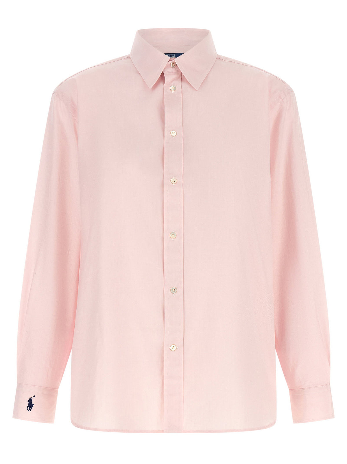 Polo Ralph Lauren Cotton Shirt-Shirts-[Adult]-[Female]-XS-Pink-2022 Online Blue Zone Planet