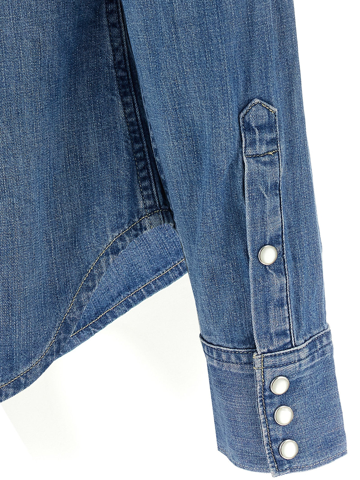Polo Ralph Lauren Denim Shirt-Shirts-[Adult]-[Female]-2022 Online Blue Zone Planet