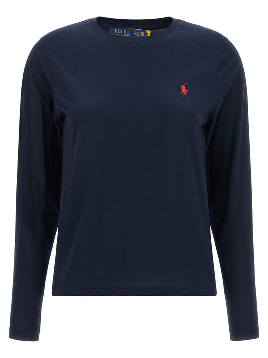 Polo Ralph Lauren Pony T-shirt-Topwear-[Adult]-[Female]-S-Blue-2022 Online Blue Zone Planet