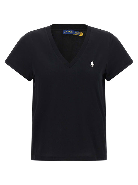 Polo Ralph Lauren Pony T-shirt-Topwear-[Adult]-[Female]-XS-Black-2022 Online Blue Zone Planet