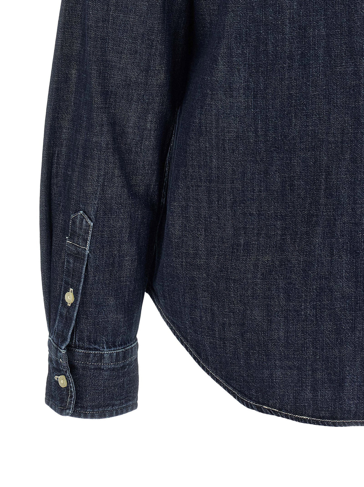 Polo Ralph Lauren Denim Shirt-Shirts-[Adult]-[Female]-2022 Online Blue Zone Planet